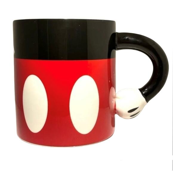Disney Mickey Mouse Laughing Face w/Sculpted Handle Lg 20oz Mug - Picture 2 of 4